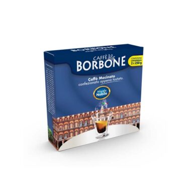 Caffè Borbone - Macinato Confezione Bipack 2x250g - Miscela Blu Nobile