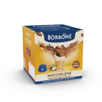 Caffè Borbone Nocciolone – 64 Capsule Compatibili Dolce Gusto – Bevanda al Gusto Nocciola Cremosa e Intensa