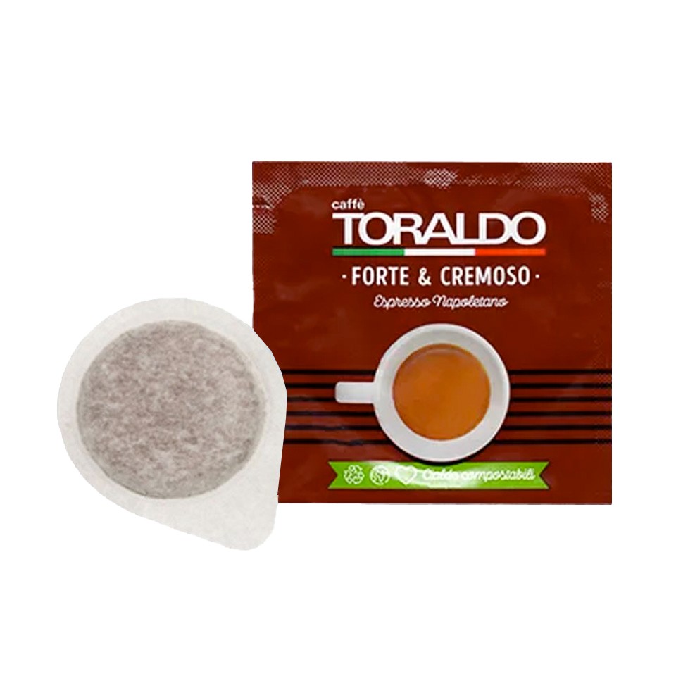 Caffè Toraldo - Cialda Carta - Forte e Cremoso - Rocard