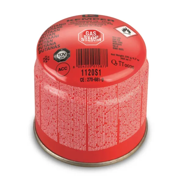Kemper - Cartuccia Gas a Butano - 190 Gr - 4 Pezzi - immagine 1