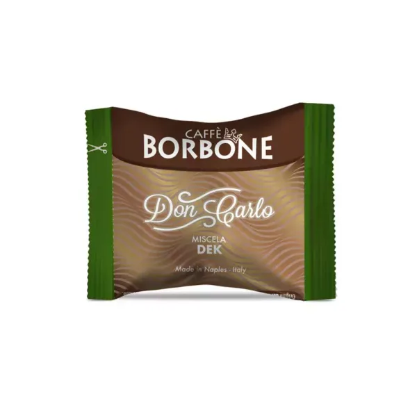 Caffè Borbone Don Carlo Decaffeinato - Capsule Compatibili per Macchine da Caffè Lavazza A Modo Mio - Miscela Delicata e Aromatica - immagine 2