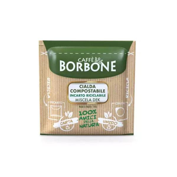 Caffè Borbone Decaffeinato – Cialde ESE 44mm Compostabili in Carta Filtro – Gusto Pieno Senza Caffeina - immagine 2