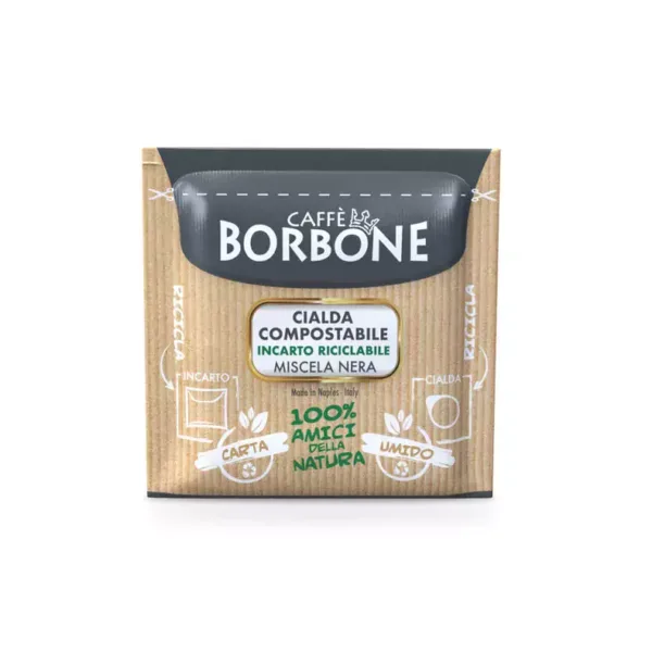 Caffè Borbone Cialda Compostabile Miscela Nera – Cialde Sistema ESE – Caffè Espresso Intenso e Sostenibile - immagine 2
