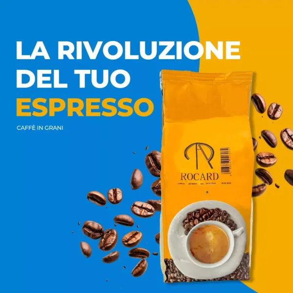 Caffè Rocard® in Grani – Miscela Classica - Il gusto autentico del vero espresso italiano - immagine 1