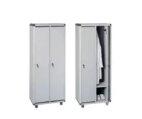 Garofalo Easy Spogliatoio 2 Ante – Armadietto Professionale Sporco/Pulito con Serratura – L72xP39xH175 cm in Plastica di Altissima Qualità