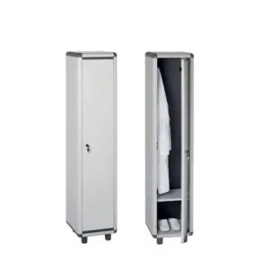 Garofalo Easy Spogliatoio 1 Anta con Serratura – Armadietto Sporco/Pulito in Metallo Professionale 39x175x39 cm