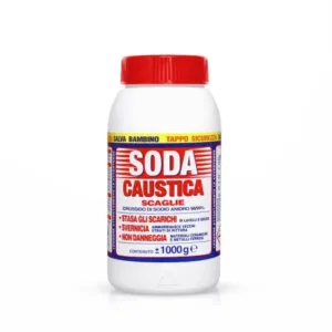Barattolo Marten Soda Caustica a Scaglie 1 Kg per sturare scarichi e sverniciare superfici idonee
