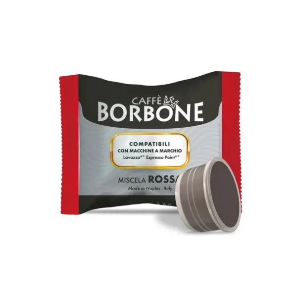 Caffè Borbone Miscela Rossa – Capsule Compatibili Lavazza Espresso Point* – Caffè Espresso Intenso e Cremoso - immagine 3