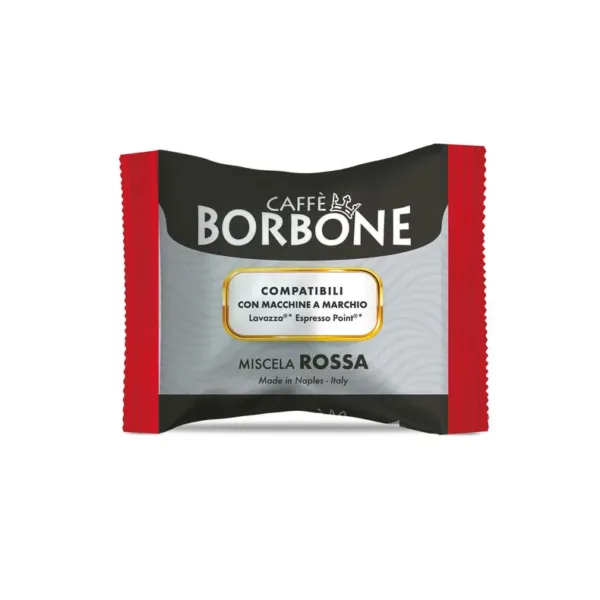 Caffè Borbone Miscela Rossa in capsule compatibili Lavazza Espresso Point