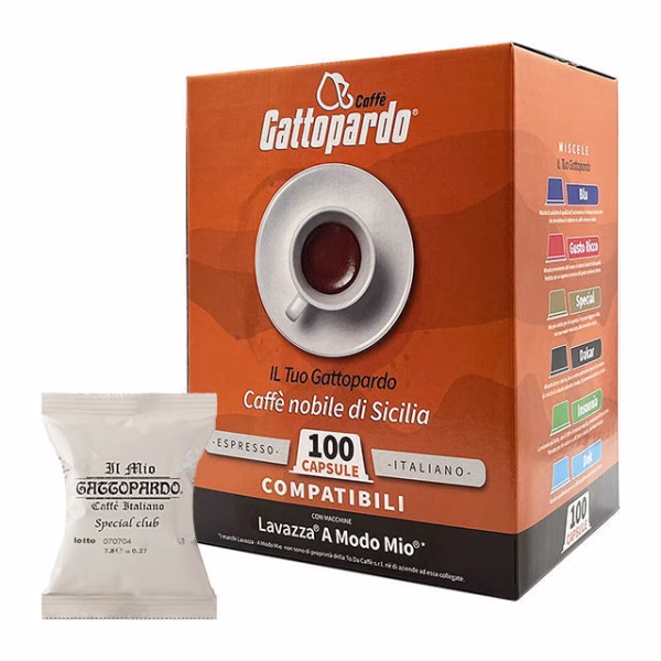 Capsule compatibili Lavazza A Modo Mio Caffè Toda Gattopardo Special