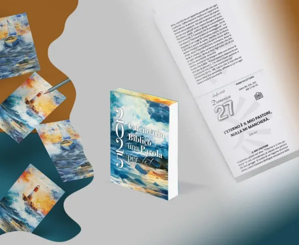 Rocard ® Calendario 2025 | Calendario giornaliero | Calendario da tavolo | Calendario da Parete | Con 365 versetti Biblici | Lingua ITALIANO | - immagine 2