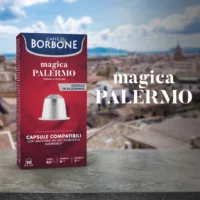 Caffè Borbone Capsule Alluminio Compatibili Nespresso – Miscela Magica Palermo – Espresso Ricco e Aromatico - immagine 3