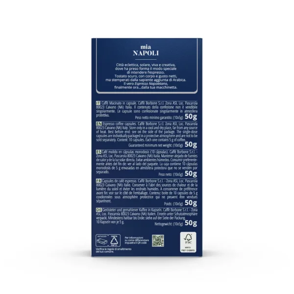 Caffè Borbone Capsule Alluminio Compatibili Nespresso – Miscela Mia Napoli – Espresso Intenso e Aromatico - immagine 2