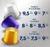 Caffè Borbone - Compatibile con Nespresso - Capsule In Alluminio -  Mix Degustazione - 100 Capsule ALLUMINIO: (40 Mia Napoli, 30 Ciao Venezia, 30 Magica Palermo) - immagine 5
