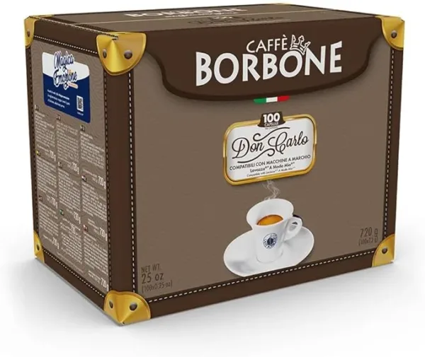 Caffè Borbone Don Carlo Blu - Compatibile A Modo Mio - Gusto Intenso e Cremoso - Box da 50 Capsule - immagine 6