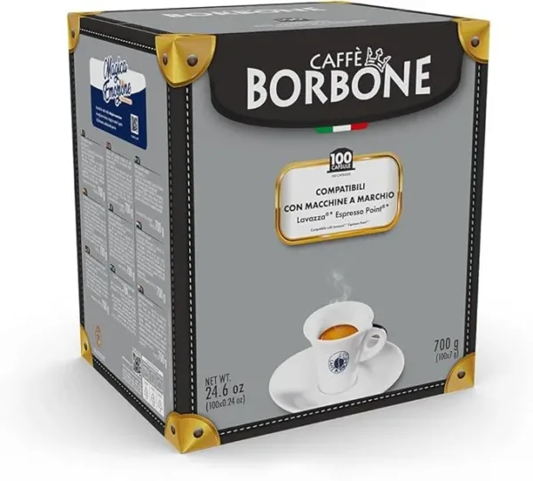 Caffè Borbone Miscela Rossa – Capsule Compatibili Lavazza Espresso Point* – Caffè Espresso Intenso e Cremoso - immagine 4