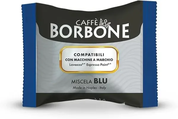 Caffè Borbone Miscela Blu – Capsule Compatibili Lavazza Espresso Point* – Caffè Espresso Cremoso e Aromatico - immagine 3