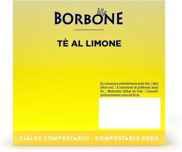 Caffè Borbone Tè al Limone – 72 Cialde Sistema ESE – 4 Astucci da 18 Cialde – Tè Aromatico e Rinfrescante - immagine 3