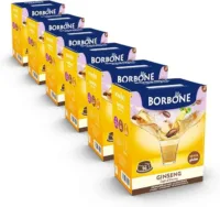 Caffè Borbone Ginseng – 96 Capsule Compatibili Lavazza A Modo Mio* – 6 Confezioni da 16 – Caffè al Ginseng Energetico e Aromatico - immagine 3