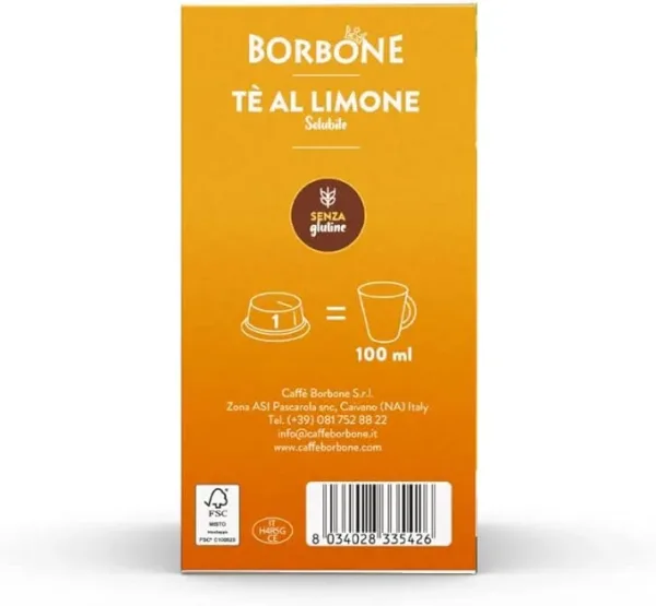 Caffè Borbone Tè al Limone – 96 Capsule Compatibili Lavazza A Modo Mio* – 6 Confezioni da 16 – Tè Aromatico e Rinfrescante - immagine 5