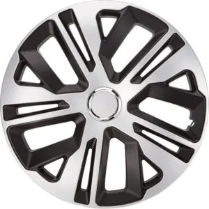 Set 4 copricerchi Cora 15 pollici Alulook Top in ABS antiurto montati su ruota auto