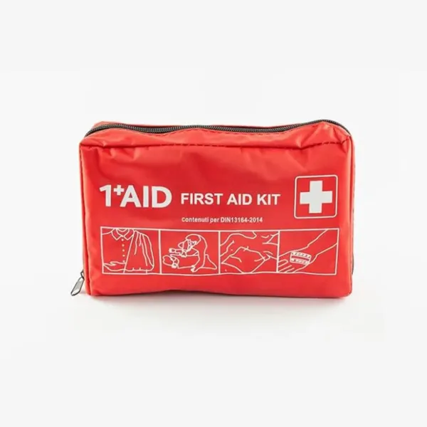 Rocard ® | Kit di Pronto Soccorso professionale per auto, casa, viaggio, barca, moto| Borsa di emergenza completa per medicazione | Made in Italy | Borsa in Nylon | Conforme Alla Norma DIN 13164 - immagine 1