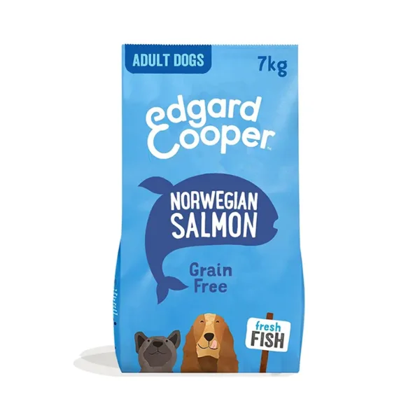 Edgard & Cooper Crocchette Cani Adulti 7Kg Salmone Fresco
