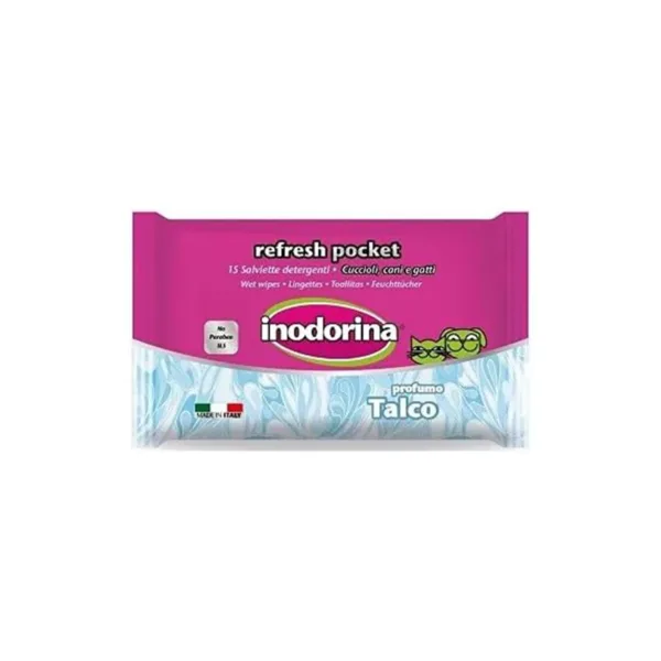Inodorina - Salviette - Profumo: Talco - 40 Pz - immagine 1