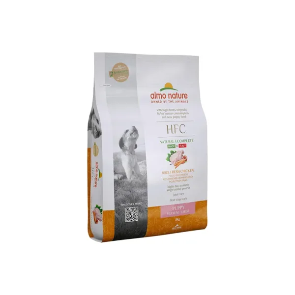 Almo Nature - HFC Adult - M-L - Crocchette per Cani di Taglia Media con Pollo Fresco - 8 Kg - immagine 1