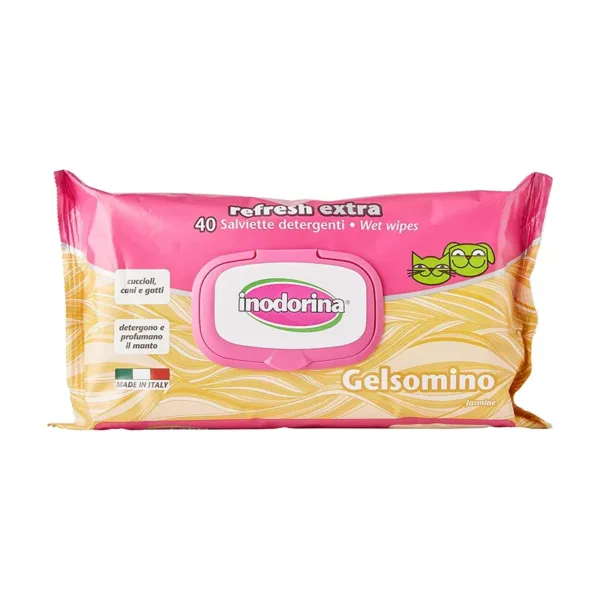 Inodorina - Salviette Refresh Extra - Cheratina Vegetale | Olio di Argan - 40 Pz - immagine 1
