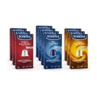 Caffè Borbone - Compatibile con Nespresso - Capsule In Alluminio -  Mix Degustazione - 100 Capsule ALLUMINIO: (40 Mia Napoli, 30 Ciao Venezia, 30 Magica Palermo)