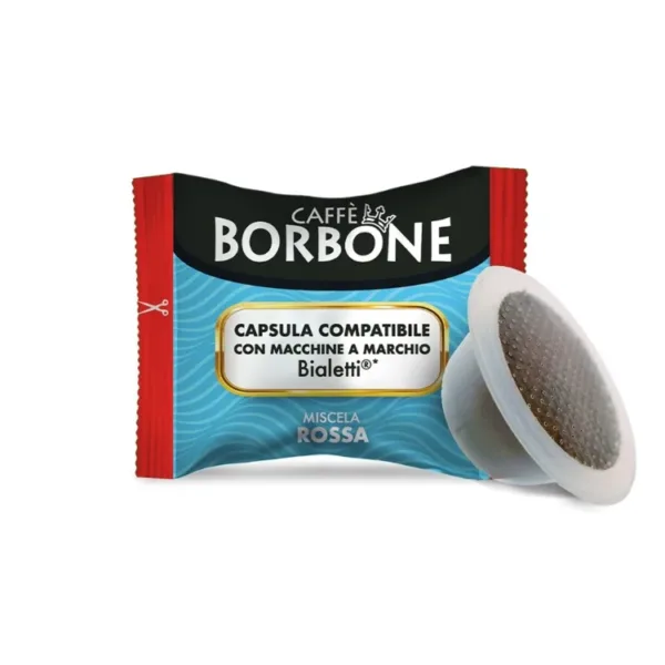 Capsule compatibili Bialetti Caffè Borbone Miscela Rossa: