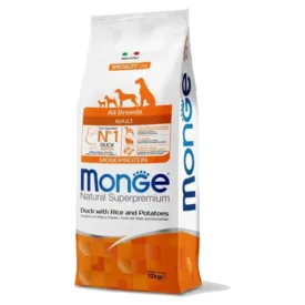 Monge Natural Superpremium Anatra con Riso e Patate