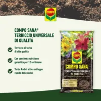 Compo Sana - Terriccio Universale di qualità -  Per piante d'appartamento, balcone e giardino - 80 Litri - immagine 6