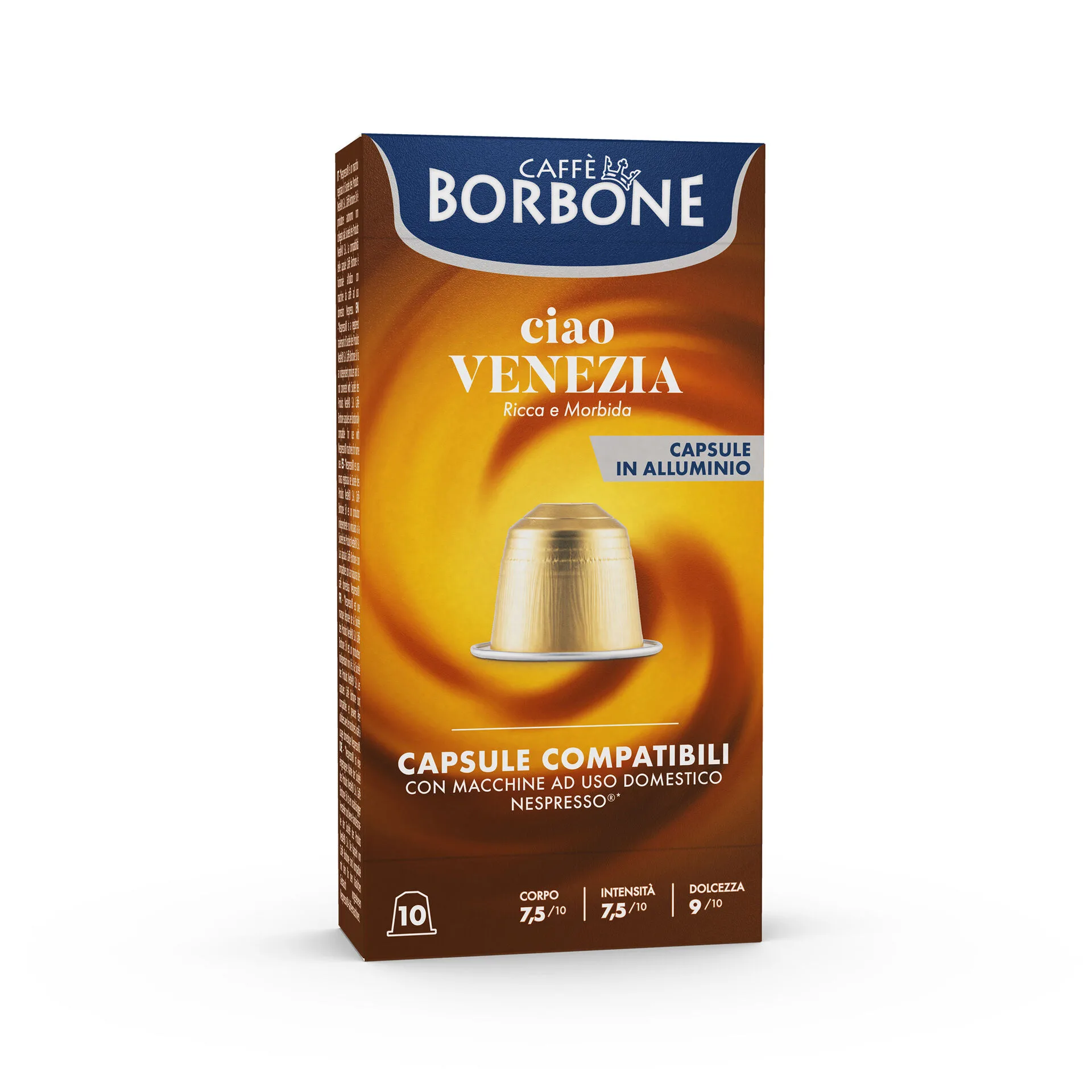 16200.jpg Caffè Borbone - Respresso Alluminio - Ciao Venezia - 1 Capsula - immagine 1