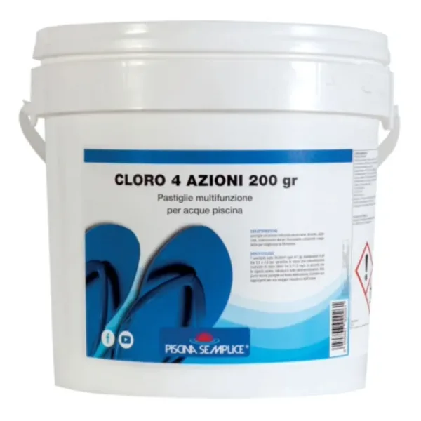 Lapi Piscina Semplice Cloro 4 Azioni