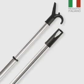 La Briantina Asta Appendiabiti Cromata