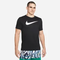 Nike – Maglietta Team Club 20 Nera da Uomo – T-shirt Sportiva in Cotone Traspirante – Comfort e Stile Casual - immagine 7