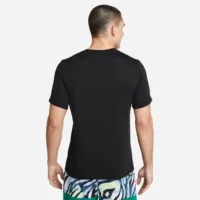 Nike – Maglietta Team Club 20 Nera da Uomo – T-shirt Sportiva in Cotone Traspirante – Comfort e Stile Casual - immagine 4