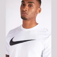 Nike – Maglietta Team Club 20 Bianca Uomo – T-shirt Sportiva in Cotone Traspirante – Comfort e Stile Casual - immagine 7