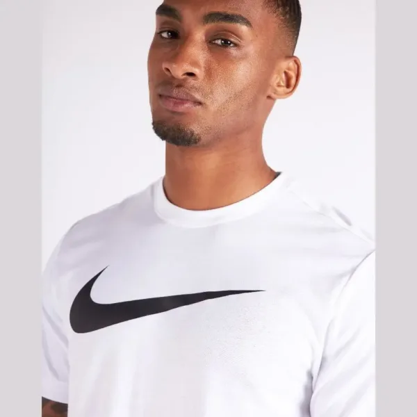 Nike – Maglietta Team Club 20 Bianca Uomo – T-shirt Sportiva in Cotone Traspirante – Comfort e Stile Casual - immagine 7