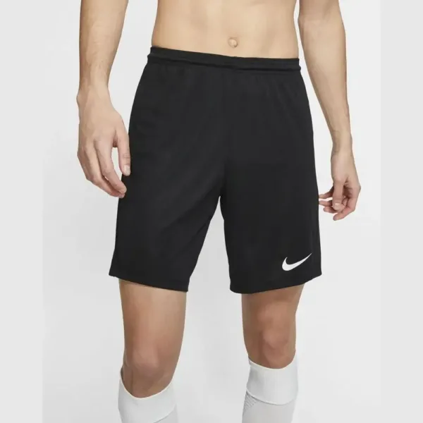 Nike - Pantaloncini uomo Park III - Neri, traspiranti e leggeri per calcio, allenamento e tempo libero - immagine 7