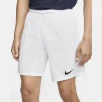 Nike- League Knit III Pantaloncini da Calcio Uomo – Bianchi - Traspiranti Dri-FIT - Allenamento e Gara - immagine 3