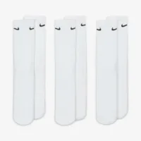 Nike - Set 3 Paia Calzini Everyday Cushioned Unisex - Bianchi - Dri-FIT, Traspiranti, Sportivi - immagine 2