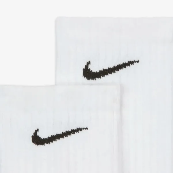Nike - Set 3 Paia Calzini Everyday Cushioned Unisex - Bianchi - Dri-FIT, Traspiranti, Sportivi - immagine 3