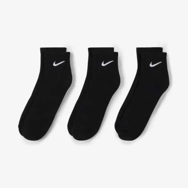 Nike Everyday – Set 3 Paia Calzini Unisex Neri – Confortevoli e Traspiranti per Sport e Uso Quotidiano - immagine 4
