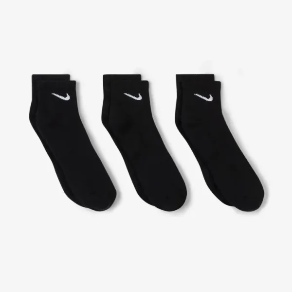 Nike Everyday – Set 3 Paia Calzini Unisex Neri – Confortevoli e Traspiranti per Sport e Uso Quotidiano - immagine 3