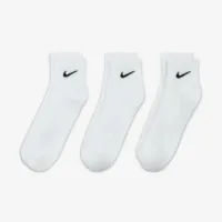 Nike Everyday – Set 3 Paia Calzini Unisex Bianchi – Morbidi e Traspiranti per Sport e Uso Quotidiano - immagine 4