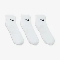 Nike Everyday – Set 3 Paia Calzini Unisex Bianchi – Morbidi e Traspiranti per Sport e Uso Quotidiano - immagine 3