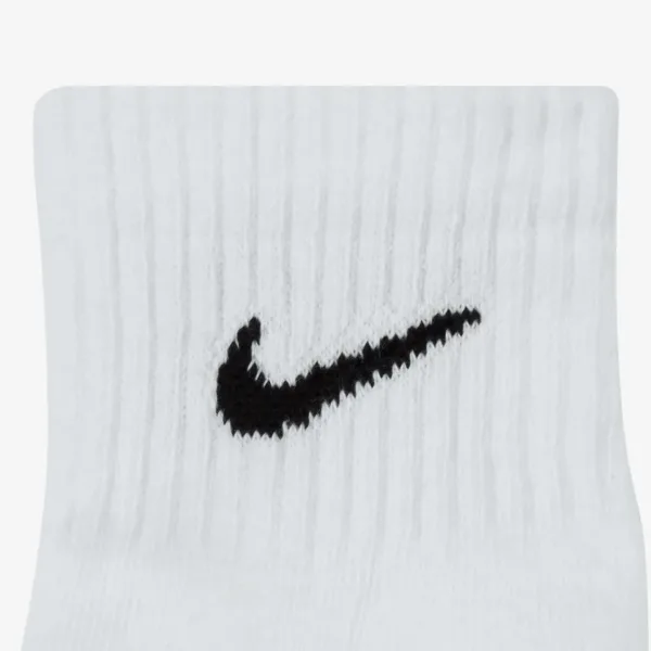 Nike Everyday – Set 3 Paia Calzini Unisex Bianchi – Morbidi e Traspiranti per Sport e Uso Quotidiano - immagine 5